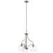 Kichler KK44063NI Brushed Nickel Mini Chandelier