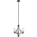 Kichler KK44071DBK Distressed Black Mini Chandelier