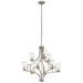 Kichler KK44073NI Brushed Nickel Large Foyer Chandelier