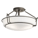 Kichler KK44085OZ Olde Bronze Semi Flush Mount Ceiling Light