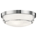 Kichler KK44089CH Chrome Flush Mount Ceiling Light