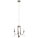 Kichler KK44150CLP Classic Pewter Mini Chandelier