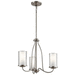 Kichler KK44175CLP Classic Pewter Mini Chandelier