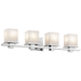 Kichler KK45152CH Chrome 4 or more Bulb Bathroom Light