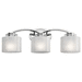 Kichler KK45863CH Chrome 3 Bulb Bathroom Light