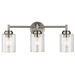 Kichler KK45886NI Brushed Nickel 3 Bulb Bathroom Light