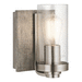 Kichler KK45926CLP Classic Pewter 1 Bulb Wall Sconce