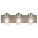 Kichler KK45928CLP Classic Pewter 3 Bulb Bathroom Light