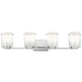 Kichler KK45949CH Chrome 4 or more Bulb Bathroom Light