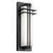 Kichler KK49297BKTLED Textured Black Outdoor Entrance Wall Light