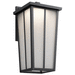 Kichler KK49624BKTLED Textured Black Outdoor Entrance Wall Light