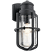 Kichler KK49859BKT Textured Black Outdoor Entrance Wall Light