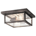 Kichler KK49875WZC Weathered Zinc Outdoor Ceiling Mounted Light