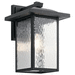 Kichler KK49926BKT Textured Black Outdoor Entrance Wall Light