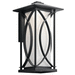 Kichler KK49974BKTLED Textured Black Outdoor Entrance Wall Light