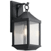 Kichler KK49985DBK Distressed Black Outdoor Entrance Wall Light