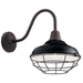 Kichler KK49990BK Black Outdoor Entrance Wall Light