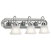 Kichler KK5337CHS Chrome 3 Bulb Bathroom Light