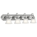 Kichler KK5338CHS Chrome 4 or more Bulb Bathroom Light