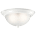 Kichler KK8116WH White Flush Mount Ceiling Light