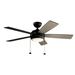 Kichler KK330174SBK Satin Black Large Room Fan (52'' to 59'')