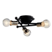 Kichler KK43196BK Black Flush Mount Ceiling Light