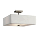 Kichler KK43693NI Brushed Nickel Semi Flush Mount Ceiling Light