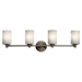 Kichler KK45924NI Brushed Nickel 4 or more Bulb Bathroom Light