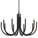 Kichler KK52551BK Black Large Foyer Chandelier