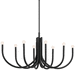 Kichler KK52553BK Black Mini Chandelier