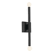 Kichler KK52556BK Black Multi Bulb Wall Sconce