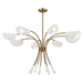 Kichler KK52560CPZWH Champagne Bronze / White Large Foyer Chandelier