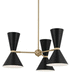 Kichler KK52565CPZBK Champagne Bronze / Black Mid Sized Chandelier