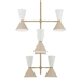 Kichler KK52568CPZGRG Champagne Bronze Mini Chandelier