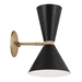 Kichler KK52570CPZBK Champagne Bronze / Black Multi Bulb Wall Sconce