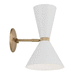 Kichler KK52570CPZWH Champagne Bronze / White Multi Bulb Wall Sconce