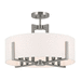 Kichler KK52592CLP Classic Pewter Semi Flush Mount Ceiling Light