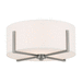 Kichler KK52593CLP Classic Pewter Flush Mount Ceiling Light