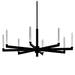 Kichler KK52668BK Black Large Foyer Chandelier