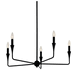 Kichler KK52689BK Black Mid Sized Chandelier