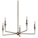 Kichler KK52689PN Polished Nickel Mid Sized Chandelier