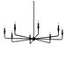 Kichler KK52691BK Black Large Foyer Chandelier