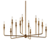 Kichler KK52692CPZ Champagne Bronze Large Foyer Chandelier