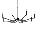 Kichler KK52697BK Black Large Foyer Chandelier