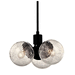 Kichler KK52700BK Black Mini Chandelier