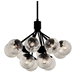 Kichler KK52701BK Black Mid Sized Chandelier