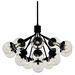 Kichler KK52702BKCLR Black Large Foyer Chandelier