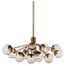 Kichler KK52703CPZCLR Champagne Bronze Large Foyer Chandelier