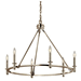 Kichler KK52705PN Polished Nickel Mid Sized Chandelier