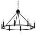 Kichler KK52706BK Black Large Foyer Chandelier